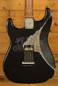 Xotic California Classic XSC-2 - Black Super Heavy Ageing SS Frets