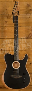 Fender American Acoustasonic Telecaster - Ebony - Black