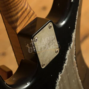 Xotic California Classic XSC-2 - Black Super Heavy Ageing SS Frets