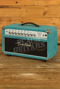 Two Rock Classic Reverb Signature 50 Watt Head & 2x12 Cab - Teal Suede B Stock