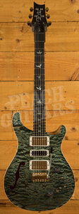 PRS Wood Library Special Semi-Hollow Trampas Green Quilt w/ Flame Maple Neck