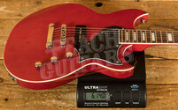 Reverend Set-Neck Series | Sensei Jr. - Transparent Cherry - Rosewood