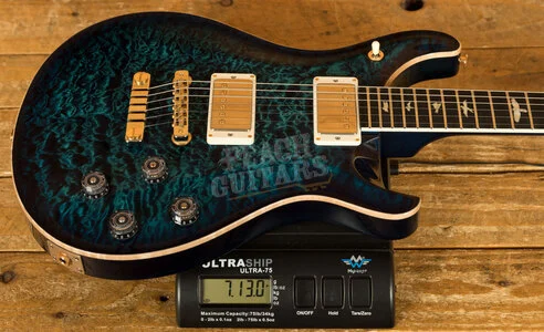 PRS McCarty 594 10 Top Quilt with Matching Stained Maple Neck Cobalt Blue