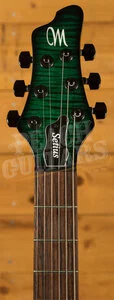Mayones Setius 6 - Ebony - Dirty Green Burst - Left-Handed - inc case Used