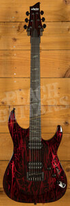 Schecter C-1 Silver Mountain | Blood Moon