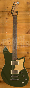 Reverend Bolt-On Series | Descent RA Baritone - Army Green - Rosewood *B-Stock*