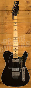 Fender American Ultra Luxe Telecaster Floyd Rose HH | Maple - Mystic Black