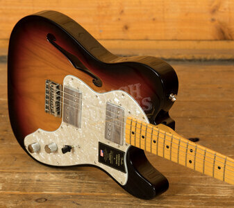 Fender American Vintage II 1972 Telecaster Thinline | Maple - 3-Colour Sunburst