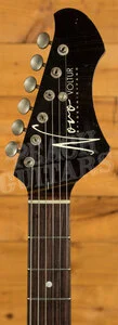 Novo Nucleus Voltur J | Cat's Eye Burst - Black Pickguard