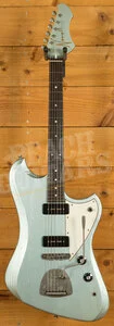 Novo Nucleus Voltur J | Ice Blue Metallic - Parchment Pickguard