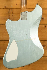 Novo Nucleus Voltur J | Ice Blue Metallic - Parchment Pickguard