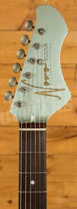 Novo Nucleus Voltur J | Ice Blue Metallic - Parchment Pickguard
