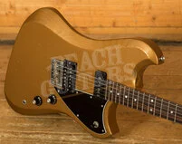Novo Nucleus Voltur V2 | Gold Top Gold - Black Pickguard