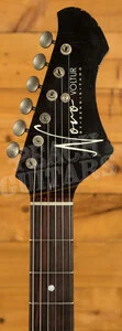 Novo Nucleus Voltur J | Bull Black - Parchment Pickguard