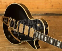 Gibson Custom Murphy Lab 1957 Les Paul Custom Reissue 3-Pickup Bigsby Ebony - Light Aged