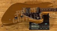 Novo Nucleus Voltur V2 | Gold Top Gold - Black Pickguard