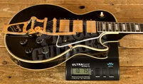 Gibson Custom Murphy Lab 1957 Les Paul Custom Reissue 3-Pickup Bigsby Ebony - Light Aged