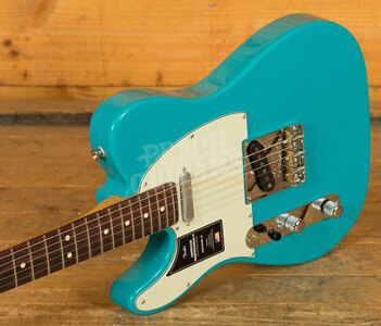 Fender American Professional II Telecaster Left-Hand Miami Blue Rosewood