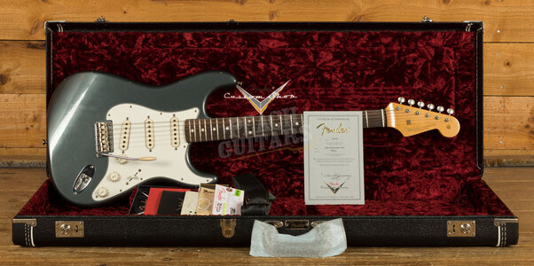 Fender Custom Shop '60 Strat Journeyman Relic Charcoal Frost Metallic - Used