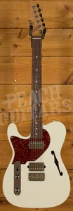 Suhr Alt T Dealer Select - Olympic White w/Roasted Maple/RW Left Handed