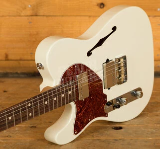 Suhr Alt T Dealer Select - Olympic White w/Roasted Maple/RW Left Handed