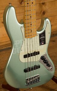 Fender American Professional II Jazz Bass V Mystic Surf Green Maple