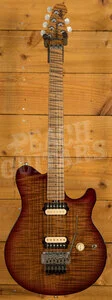 Music Man Axis Collection | Axis - Roasted Amber Flame
