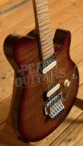 Music Man Axis Collection | Axis - Roasted Amber Flame