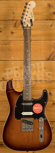Squier Paranormal Custom Nashville Stratocaster | Laurel - Chocolate 2-Colour Sunburst