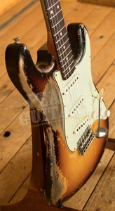 Fender Custom Shop Masterbuilt Dale Wilson 61 Strat - Ultra Relic 3-Tone Sunburst