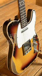 Fender Custom Shop 62 Telecaster Custom Super Heavy Relic 3-Tone Sunburst