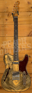 Fender Custom Shop Artisan Buckeye Burl Double Esquire | NOS Aged Natural