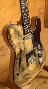 Fender Custom Shop Artisan Buckeye Burl Double Esquire | NOS Aged Natural