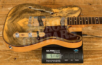 Fender Custom Shop Artisan Buckeye Burl Double Esquire | NOS Aged Natural