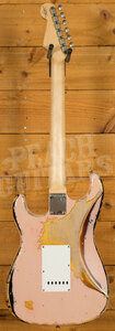 Fender Custom Shop '60 Strat Shell Pink Over 3-Tone Sunburst Super Heavy Relic