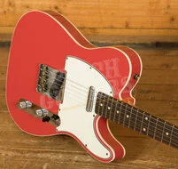 Fender Custom Shop 62 Tele Custom - Journeyman Relic Fiesta Red