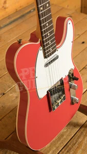 Fender Custom Shop 62 Tele Custom - Journeyman Relic Fiesta Red