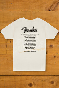 Fender World Tour T-Shirt - Vintage White