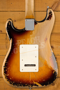 Fender Custom Shop Masterbuilt Paul Waller Limited John Frusciante Strat | Heavy Relic 3-Colour Sunburst