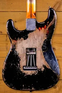 Fender Custom Shop Vincent Van Trigt Masterbuilt '60 Strat Relic Black over 3TSB