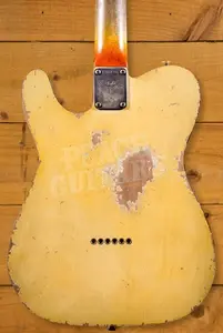 Fender Custom Shop Masterbuilt Dale Wilson 60 Tele Custom - Heavy Relic Aged Vintage White