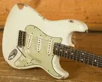 Fender Custom Shop Masterbuilt David Brown '61 Strat - Relic Olympic White