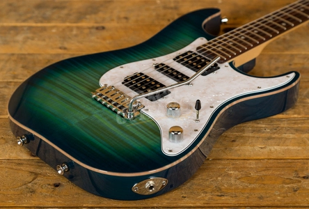 Schecter USA Custom Shop Sunset Custom Caribbean Burst HSH