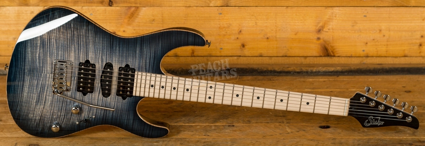 Suhr Modern Pro Faded Trans Whale Blue Burst Maple HSH