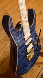 Ibanez J Custom 5A Quilted Maple Bluish-Purple Hauyne