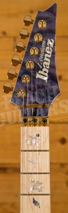 Ibanez J Custom 5A Quilted Maple Bluish-Purple Hauyne