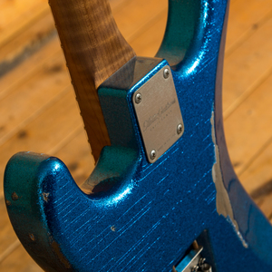 Xotic California Classic XSC-1 Blue Sparkle Medium Aged Roasted 5A Neck