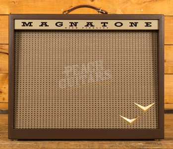 Magnatone Panoramic Stereo Electric Guitar Amplifier Combo - 12W Stereo - 2x10" - Traditional Brown