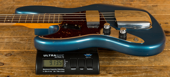 Fender Custom Shop LE '62 Jazz Bass Journeyman LH Aged Lake Placid Blue