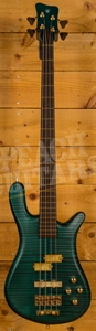 Warwick Custom Shop Streamer LX Petrol Green Transparent Satin - Wenge